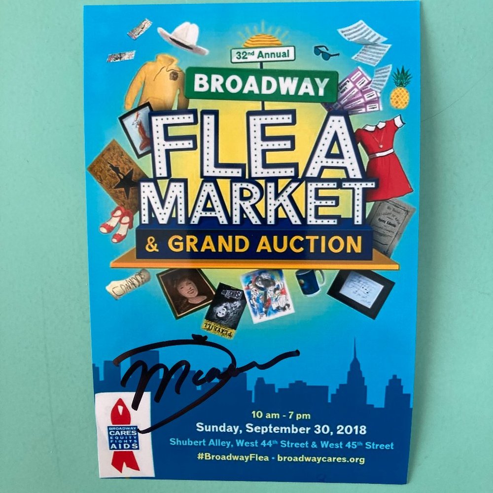 Micaela Diamond Signed 4X6 Color Photo Of the Broadway FleaMarket Poster Parade